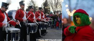 fanfare chateauguay noel Photo INFOSuroit-Jeannine_Haineault et grincheux courtoisie Ville Chateauguay