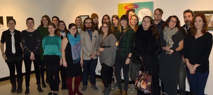 50 ans Cegep Valleyfield Vernissage Expo 510 Artistes exposants photo courtoisie via ColVal