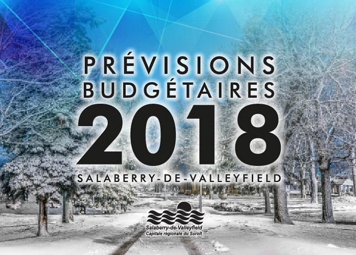 visuel Previsions budgetaires 2018 ville Valleyfield publie par INFOSuroit