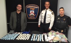 Saisie cocaine a Beauharnois photo courtoisie service Police Chateauguay