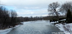 fleuve St-Laurent entre Valleyfield et Coteau-du-Lac hiver Photo INFOSuroit