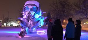 Couleurs et douceurs MUSO balade Valleyfield sculpture lumieres fev2018 Photo LeMUSO via INFOSuroit