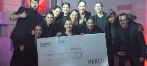 Fondation Anna-Laberge Freak Show 2018 cheque photo courtoisie FAL