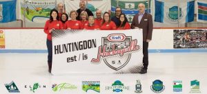 Huntingdon Hockeyville 2018 banniere centre de la glace photo courtoisie