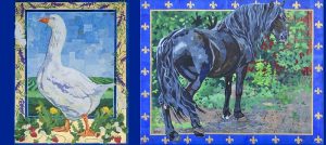 exposition Betes rares AlysonChamp salle Alfred-Langevin des 8 avril 2018 oie et cheval visuel courtoisie MRC HSL