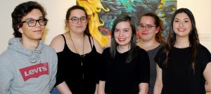 Cegep Valleyfield etudiants participants Intercollegial Arts visuels 2018 a Mtl Photo via ColVal