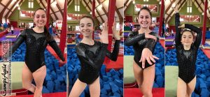 gymnastes CampiAgile P_Charron C_May_Carr MC_Gagne et AK_Ouellette photos courtoisie CA