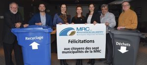 maires MRC de Beauharnois-Salaberry bacs recuperation et dechets felicitations photo courtoisie