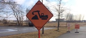 signalisation travaux rue barree pour alternative a Mgr-Langlois photo courtoisie Ville Valleyfield