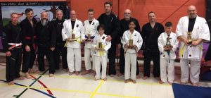 ecole Jiu-Jitsu RetD Ethier demonstration mai2018 au profit fondation hopital Photo courtoisie