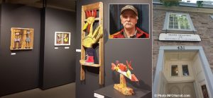 exposition sculpteur Roger_Brabant au Musee regional VS photo MRVS et entree musee photo INFOSuroit