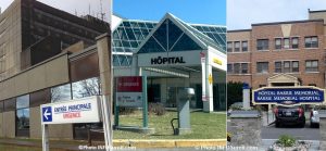 hopital du Suroit entree urgence et entrees hopitaux Anna-Laberge et Barrie-Memorial photos INFOSuroit