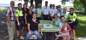 20juin2018 gateau pour 20 ans velo-patrouilleurs parc regional MRc Beauharnois-Salaberry