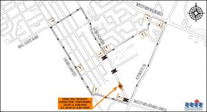 carte fermeture rue Jacques-Cartier a Valleyfield juin 2018 visuel courtoisie SdV publie par INFOSuroit