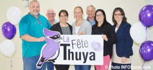 comite organisateur Fete du Thuya Les Cedres 2018 photo INFOSuroit