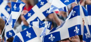 fete nationale du Quebec drapeau fleur de lys visuel courtoisie FNQ