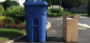recyclage bac recuperation collecte surplus de carton photo courtoisie MRC
