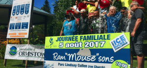 Journee Ram Mouse Sons Ormstown Defi Ice Bucket Challenge 2017 de la SLA photo courtoisie
