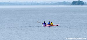 kayaks lac Saint-Louis du Centre nautique de Chateauguay via ile Saint-Bernard photo INFOSuroit