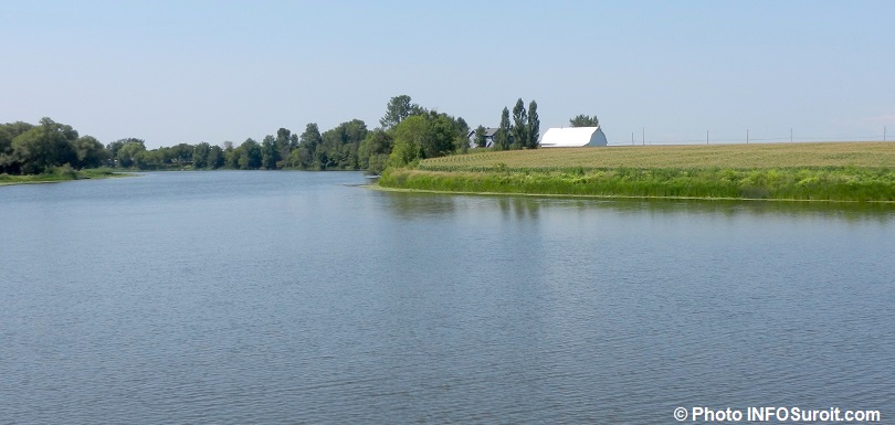 riviere chateauguay a Sainte-Martine ferme champ agricole Photo INFOSuroit