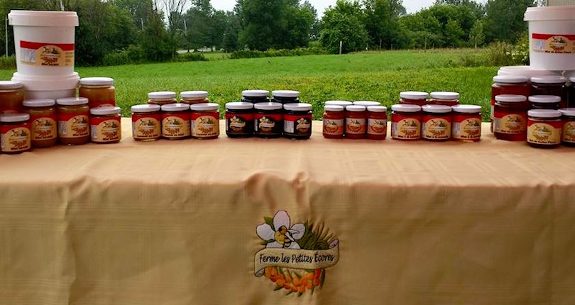 Ferme Les_Petites_Ecores a Pointe-Fortune produits miel et caramel avec argousiers photo courtoisie