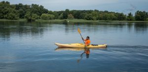 Kayak Beauharnois-Salaberry sur lac Saint-Louis photo courtoisie CLD