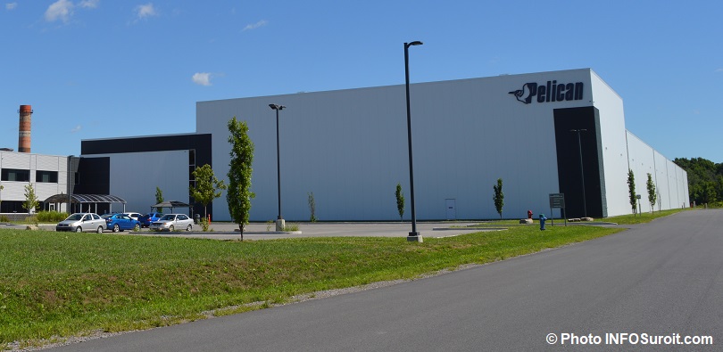 Pelican International usine de Valleyfield aout 2018 Photo INFOSuroit