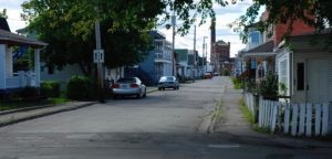 Vue sur rue Penon Quartier-Nord Valleyfield photo Andre_Barrette via courtoisie CPAQ