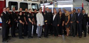 presentation des pompiers Ville Vaudreuil-Dorion 28aout2018 photo courtoisie VD