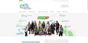 capture ecran du nouveau site Web CJEVS sept2018 via INFOSuroit