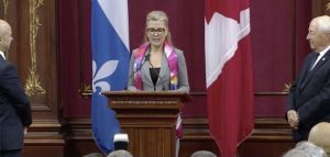 MarieChantal_Chasse nommee Ministre de l_Environnement 18oct2018 extrait video Assnat