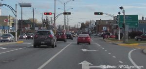 circulation boul Harwood autoroute 20 Est Vaudreuil-Dorion photo INFOSuroit