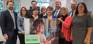 lancement programme Mes_finances_mes_choix CJE et caisses Desjardins participants photo courtoisie - copi