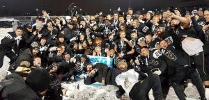 champions Bol_d_or 2018 football collegial Noir et Or du Cegep_Valleyfield photo via Facebook