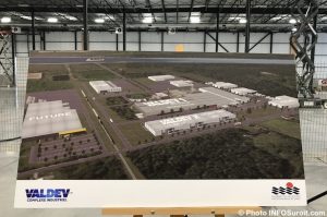 plan du complexe industriel de Valdev 19nov2018 photo INFOSuroit
