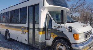 Surete du Quebec SQ poste de commandement minibus hiver photo courtoisie SQ
