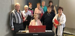 chorale Choeur Joyeux en repetition pour concert de Noel photo novembre2018 courtoisie CJ