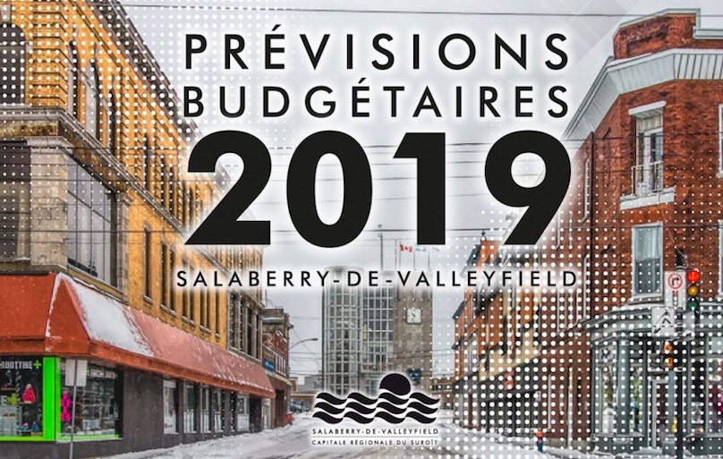 document Previsions budgetaires 2019 Ville de Salaberry-de-Valleyfield couverture