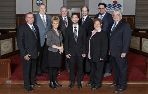 membres du conseil municipal Salaberry-de-Valleyfield photo revue Bilan des realisations 2018