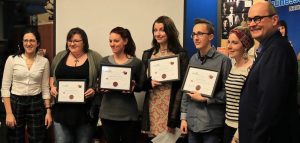 Vocation en art 2018 gagnants avec jury et depute photo CJE BhS