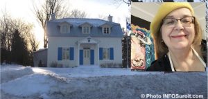 Maison Felix-Leclerc Vaudreuil-Dorion hiver photo INFOSuroit et DianeCollet artiste photo via VD