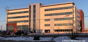 centre ambulatoire et CLSC Vaudreuil-Dorion CISSSMO hiver photo INFOSuroit