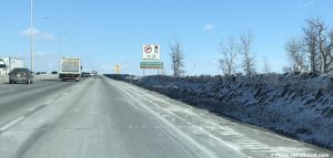 autoroute 40 Est pont Iles-aux-Tourtes Vaudreuil-Dorion vers Mtl mars2019 photo INFOSuroit