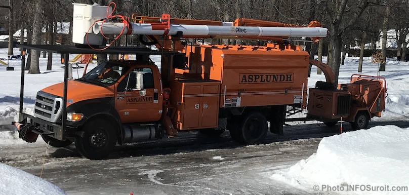 camion Asplundh abattage arbres parc Paquette Valleyfield fev2019 photo INFOSuroit