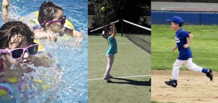 sports loisirs enfants baignade tennis baseball photos Pexels BMewett et Andreahamilton264 via Pixabay