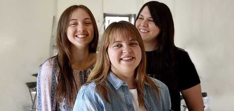 Lea_Duval Delphy_Boudreau et Patricia_Theberge etudiantes College Valleyfield photo courtoisie