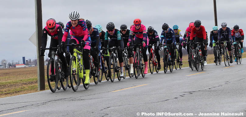 velo cyclistes femmes Grand Prix Ste-Martine 2019 photo JH INFOSuroit