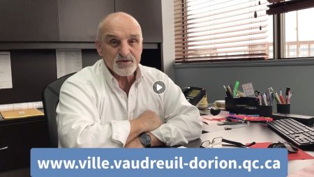 video maire GuyPilon 26 avril 2019 demande benevoles indondations via Facebook Ville Vaudreuil-Dorion