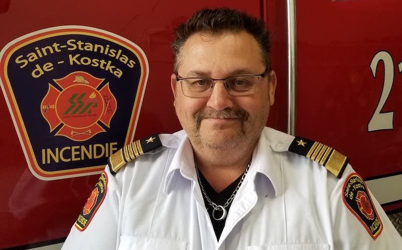 Stephane_Brossoit directeur incendie St-Stanislas-de-Kostka mai2019 photo courtoisie