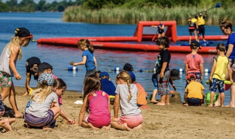 camp de jour avec Cite des Arts et des Sports au parc des iles photo via ville Valleyfield